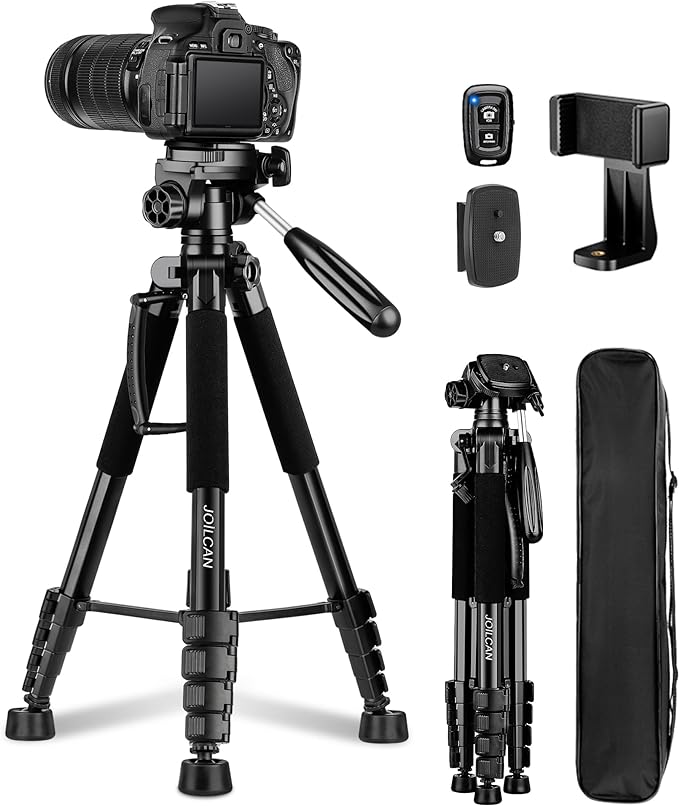 JOILCAN 75" Camera Tripod