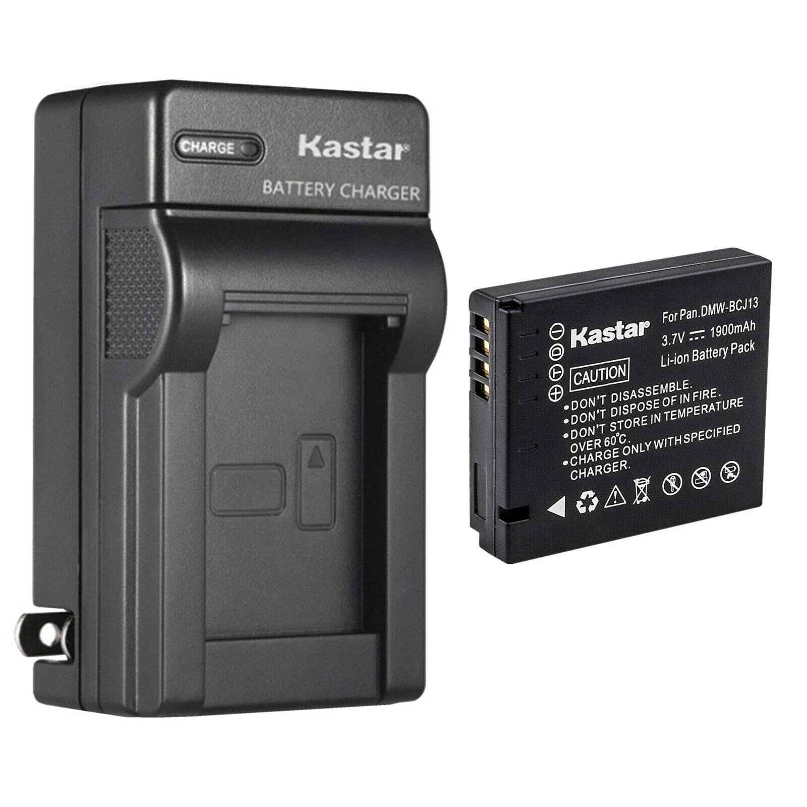 Kastar 1-Pack Battery and AC Wall Charger Replacement for Panasonic Lumix DMC-LX7W, DMC-LX5, Lumix DMC-LX5GK, Lumix DMC-LX5K, Lumix DMC-LX5W, Lumix DMC-LX6, DMC-LX6W, Lumix DMC-LX7, Lumix DMC-LX7GK