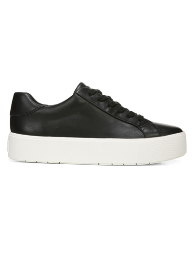 Shop Vince Women's Benfield Leather Platform Sneakers In Cafe Aulait