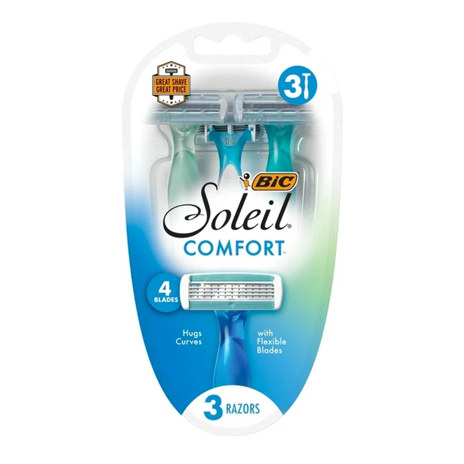 Soleil Bella Razors - 3 pk