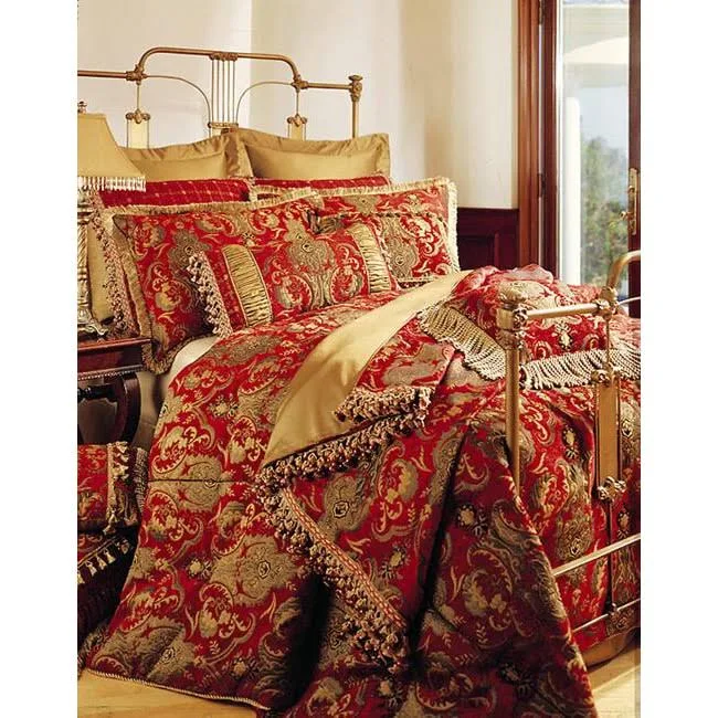 Sherry Kline China Art Red 6-Piece Comforter Set King