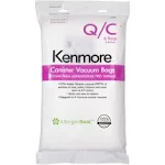 Kenmore 53292 6 Pack Type Q HEPA Vacuum Bags for Canister Vacuums