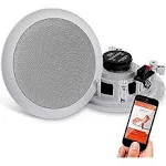 Pyle Home 6.5" Bluetooth Ceiling/Wall Speakers (PDICBT652RD)