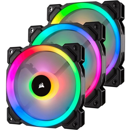 Corsair LL Series LL120 RGB Dual Light Loop Case Fan - Pack of 3