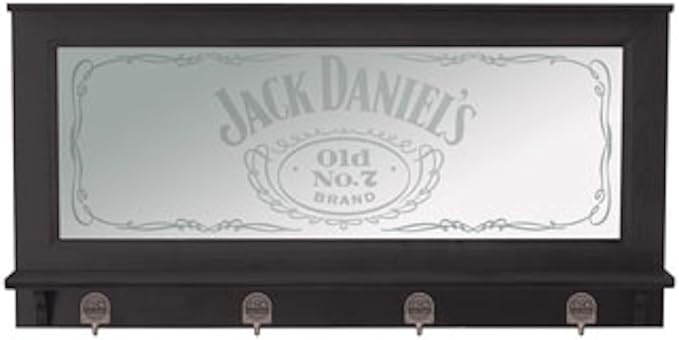 Jack Daniels Pub Mirror with Black Finish