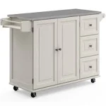 Home Styles Liberty Kitchen Cart with Wood Top