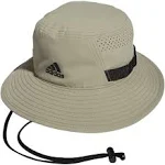 Adidas Men's Victory 4 Bucket Hat, Feather Grey/Black / S/M