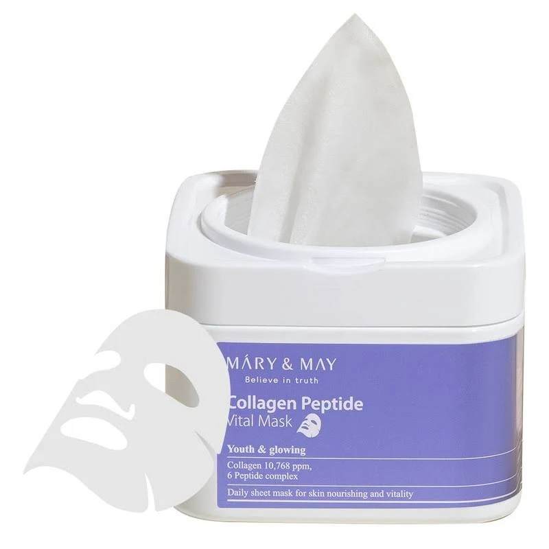 Mary May Firming Collagen Peptide Vital Mask 30 Pieces