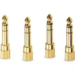 Rode HJA4 3.5mm to 1/4" Headphone Adaptors - 4 Pack (for RODECaster Pro & AI1)