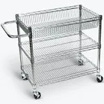 Luxor LICWT2918 Wire Tub Cart