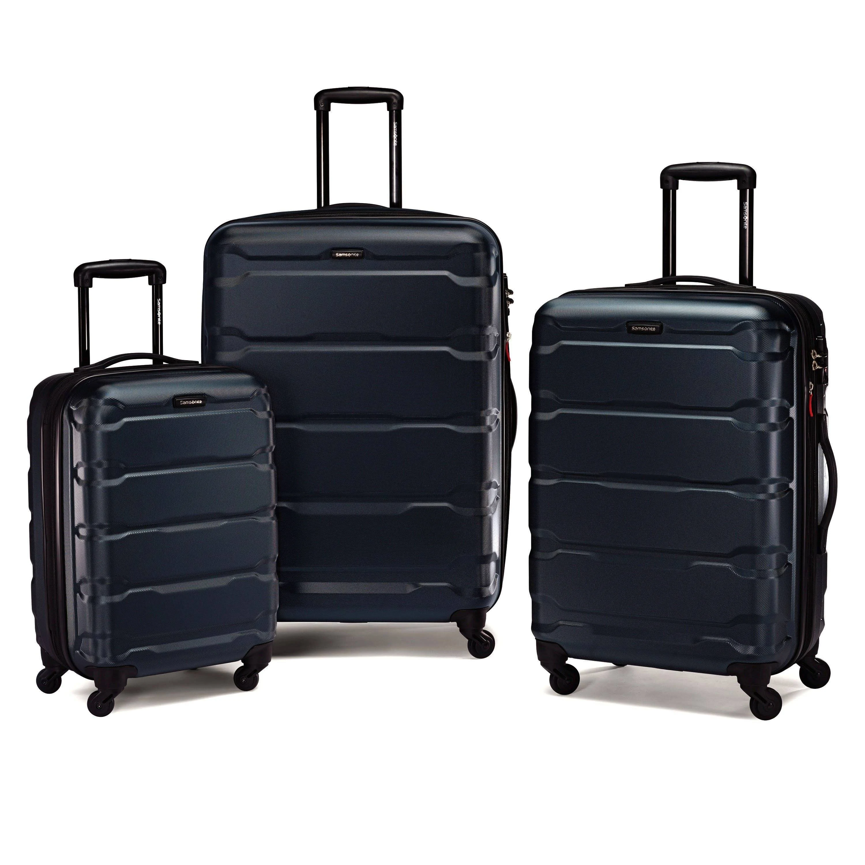 Samsonite Omni PC 3 Piece Set (20"/24"/28") Hardshell Spinner Luggage Sets