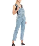 ZIGGY. FREE PEOPLE DENIM OVERALL  SIZE  XL   POWDER BLUE