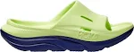 Hoka Kids Ora Recovery Slide 3 Lettuce / Bellwether Blue 6