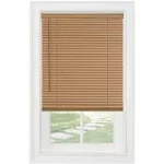 GII Morningstar White Cordless Light Filtering Vinyl Mini Blind with 1 in. Slats 45 in. W x 48 in. L