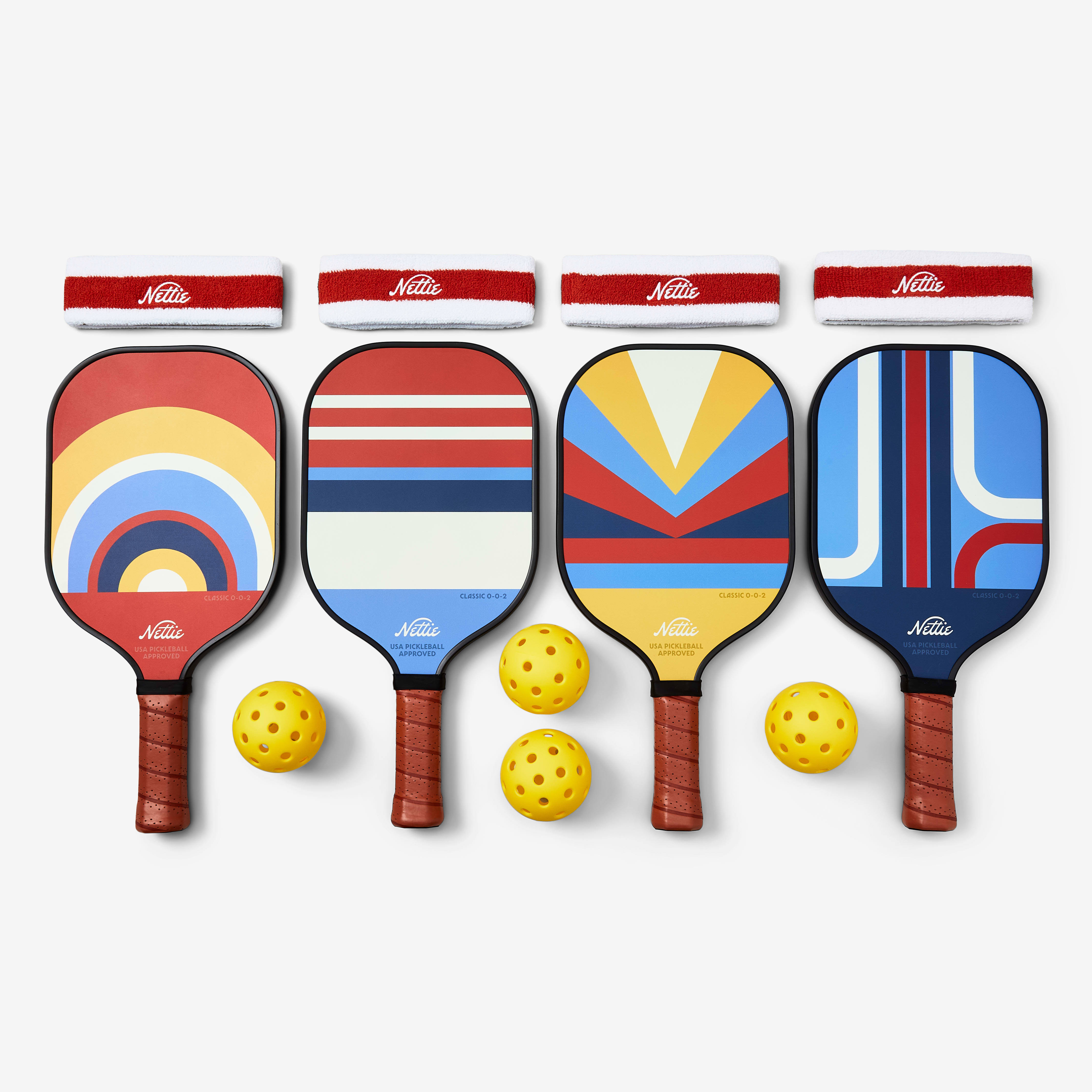 Nettie Family Pack Pickleball Paddle Set