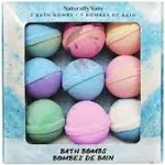 Naturally Vain Bath Bomb Set - 9 Soothing Scents. 