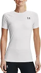 Under Armour, Heatgear Compression, Short Sleeve T-Shirt, White, Women - S