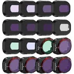 Freewell 16Pack Mega ND, ND/PL, CPL, UV, Snow Mist 1/4, Light Pollution Filters Compatible with Mini 4 Pro