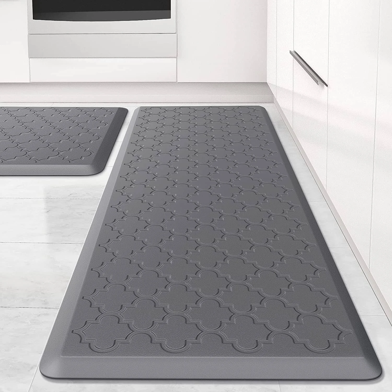 Mattitude Kitchen Mat Cushioned Anti-Fatigue Non-Skid Waterproof Rugs Ergonomic Comfort Standing Mat for Kitchen