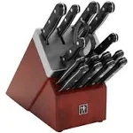 Henckels Solution 16-pc Self-Sharpening Knife Block Set - Walnut