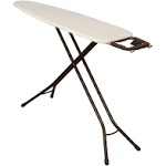 Household Essentials Ultra 4-Leg Freestanding Steel Top Ironing Board, Beige