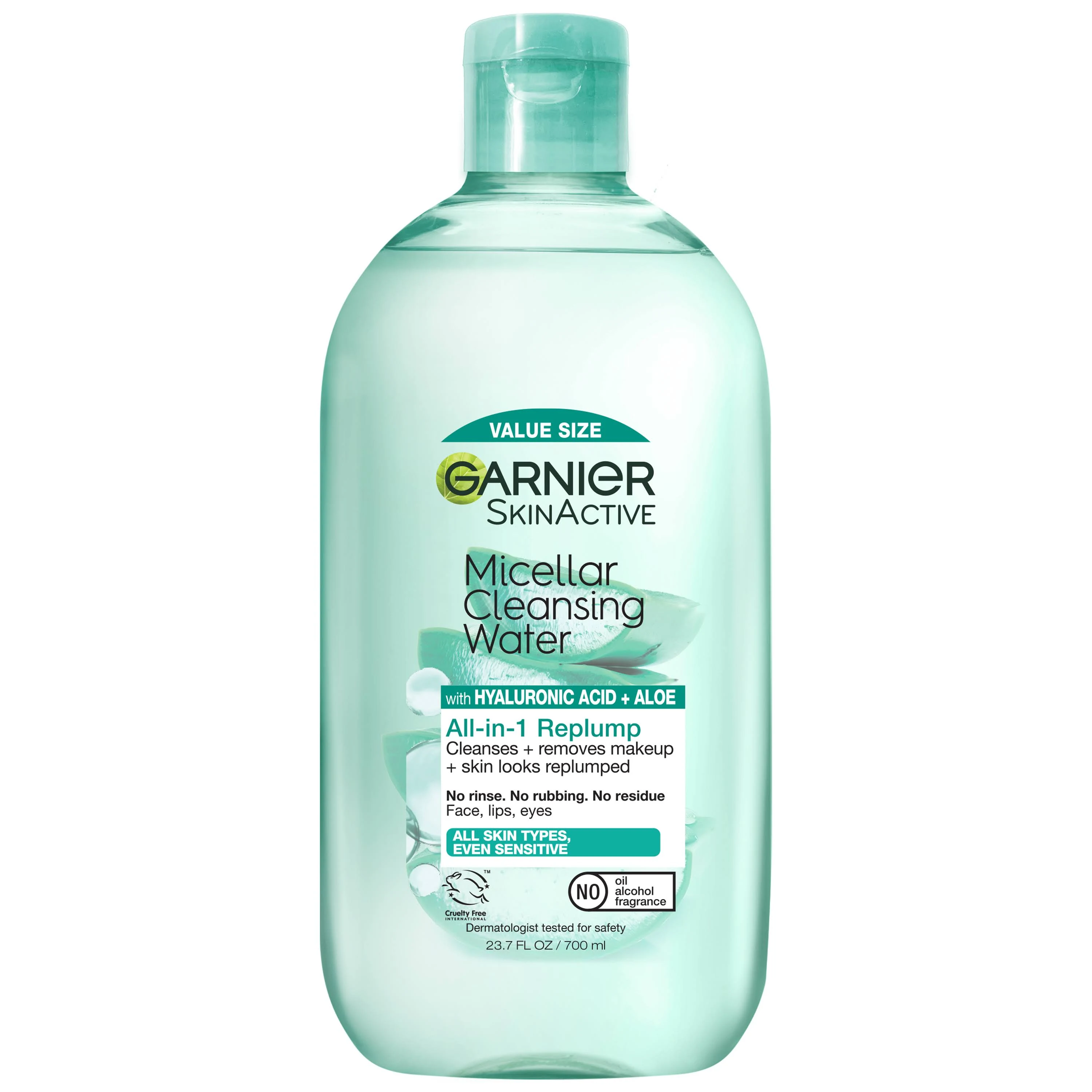 Garnier, SkinActive, Mizellen-Reinigungswasser mit Hyaluronsäure + Aloe, 400 ml (13,5 fl. oz.)