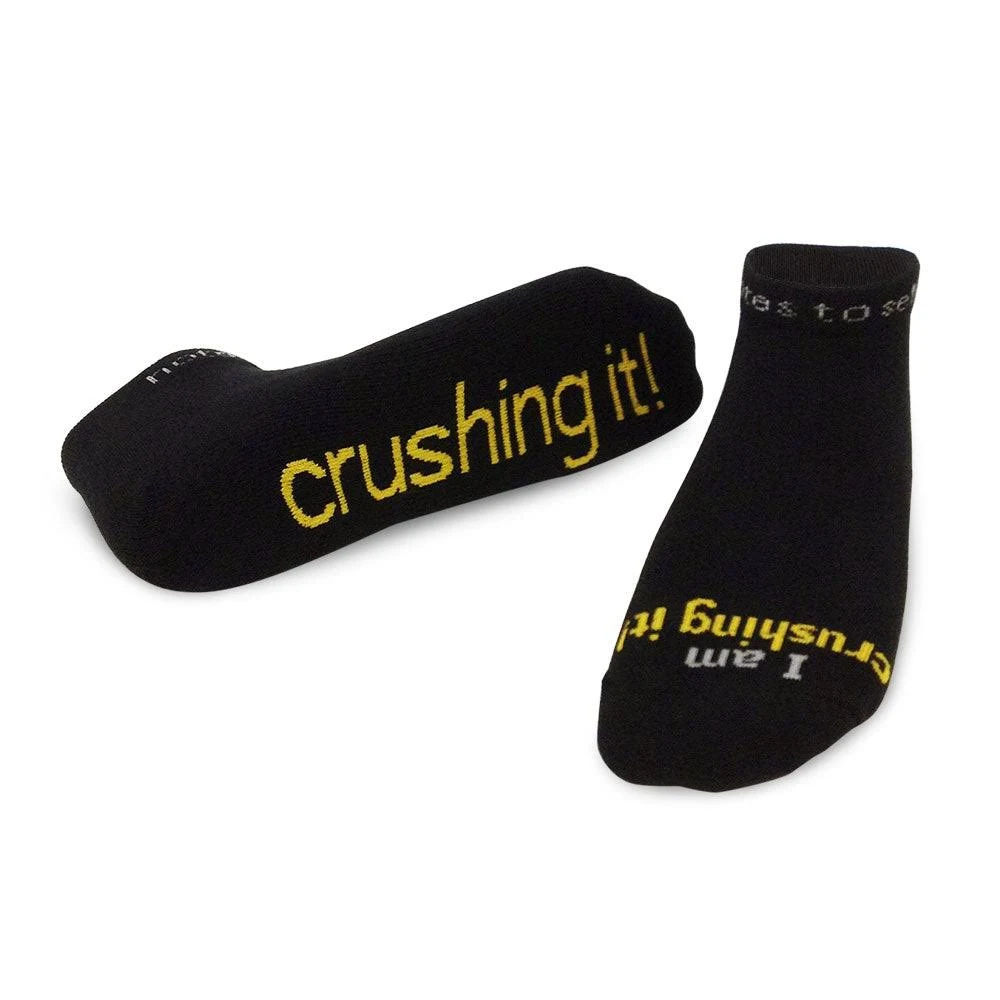 notes to self – I am Crushing It Socks – Entrepreneur Gifts for Women & Men