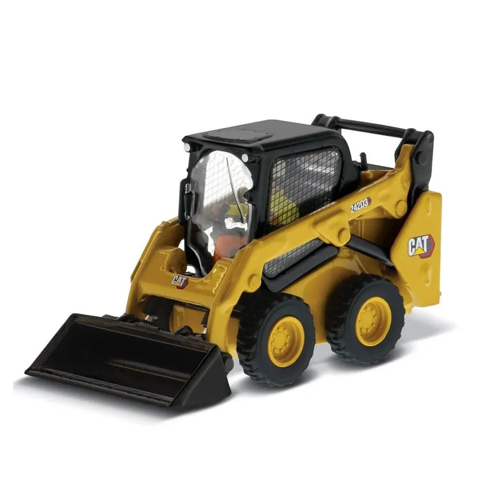 Diecast Masters CAT Caterpillar 242D3 Wheeled Skid Steer Loader Diecast