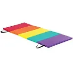 New Bounce Tumbling Mat for Kids - Gymnastics Mat - Folding Exercise Tumble Mat for Home Gyms