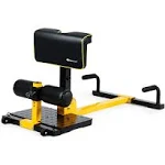 8-In-1 Multifunctional Home Gym Squat Fitness Equipment Black Yellow