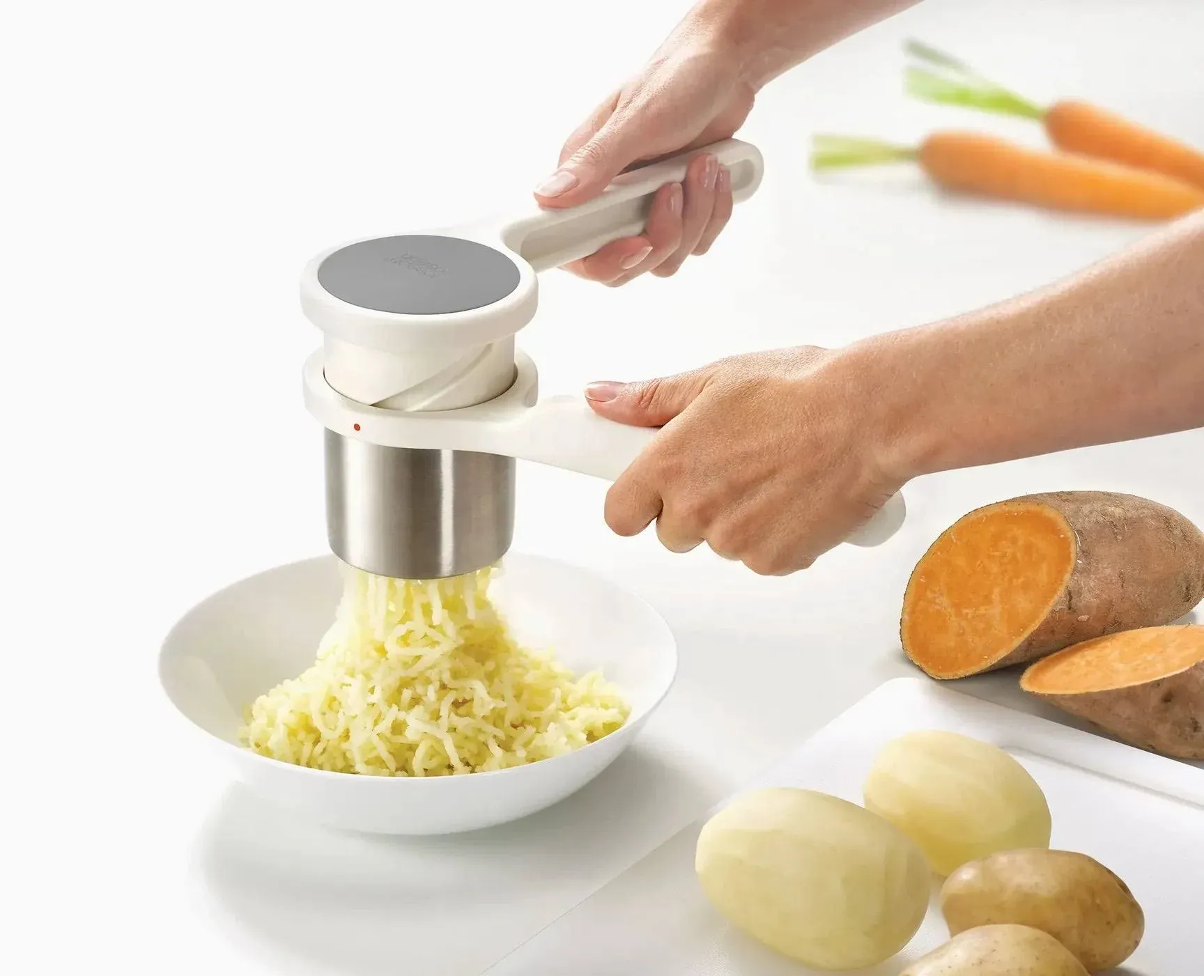 Joseph Joseph Stainless Steel Handheld Helix Potato Ricer