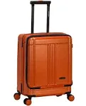 Rockland Tokyo 18" Polycarbonate Spinner Laptop Carry On, Orange