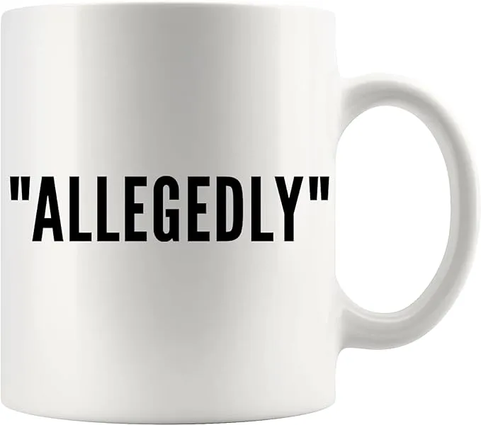 Allegedly Lawyer Graduation Coffee Mug 11oz White