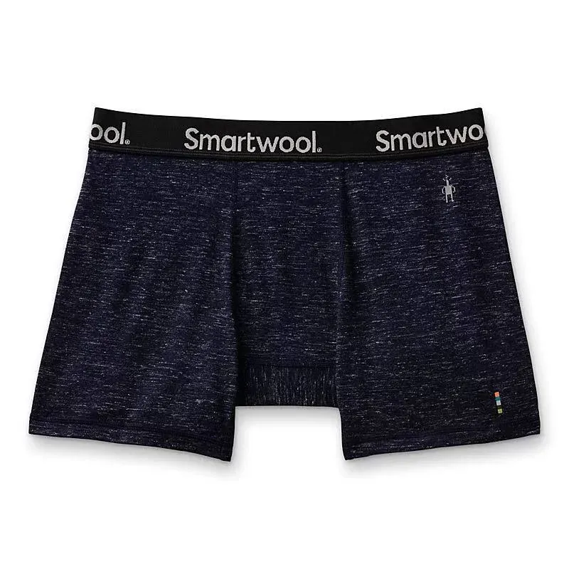 Smartwool L68742 Mens Blue Everyday Exploration Merino Boxer Brief Size XXL