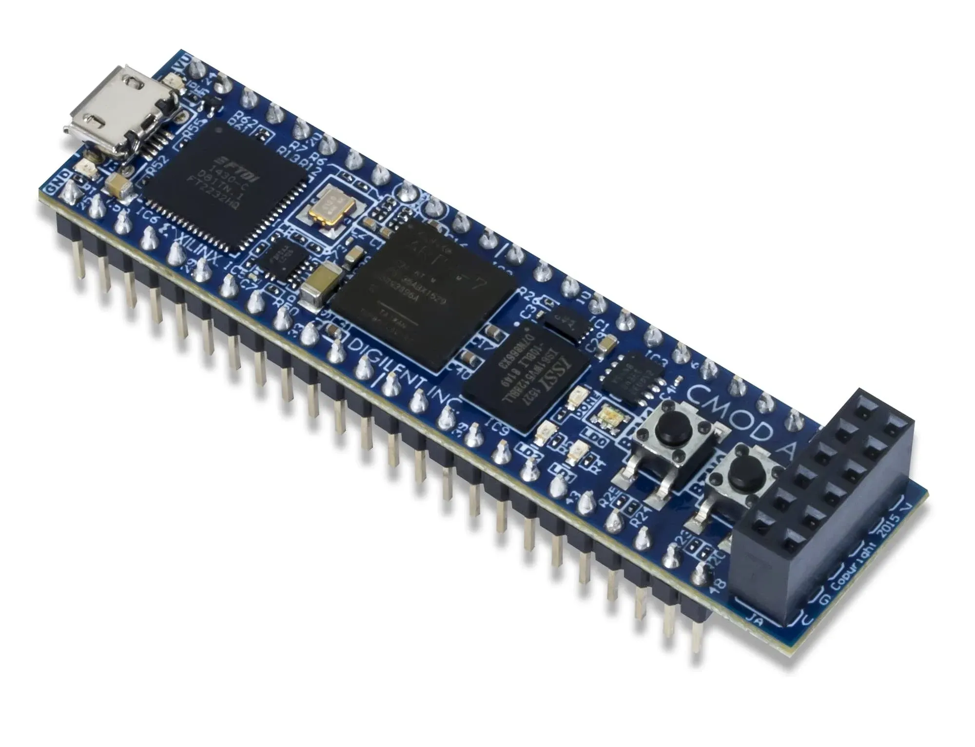 Digilent Cmod A7: Breadboardable Artix-7 FPGA Module (Cmod A7-35T)