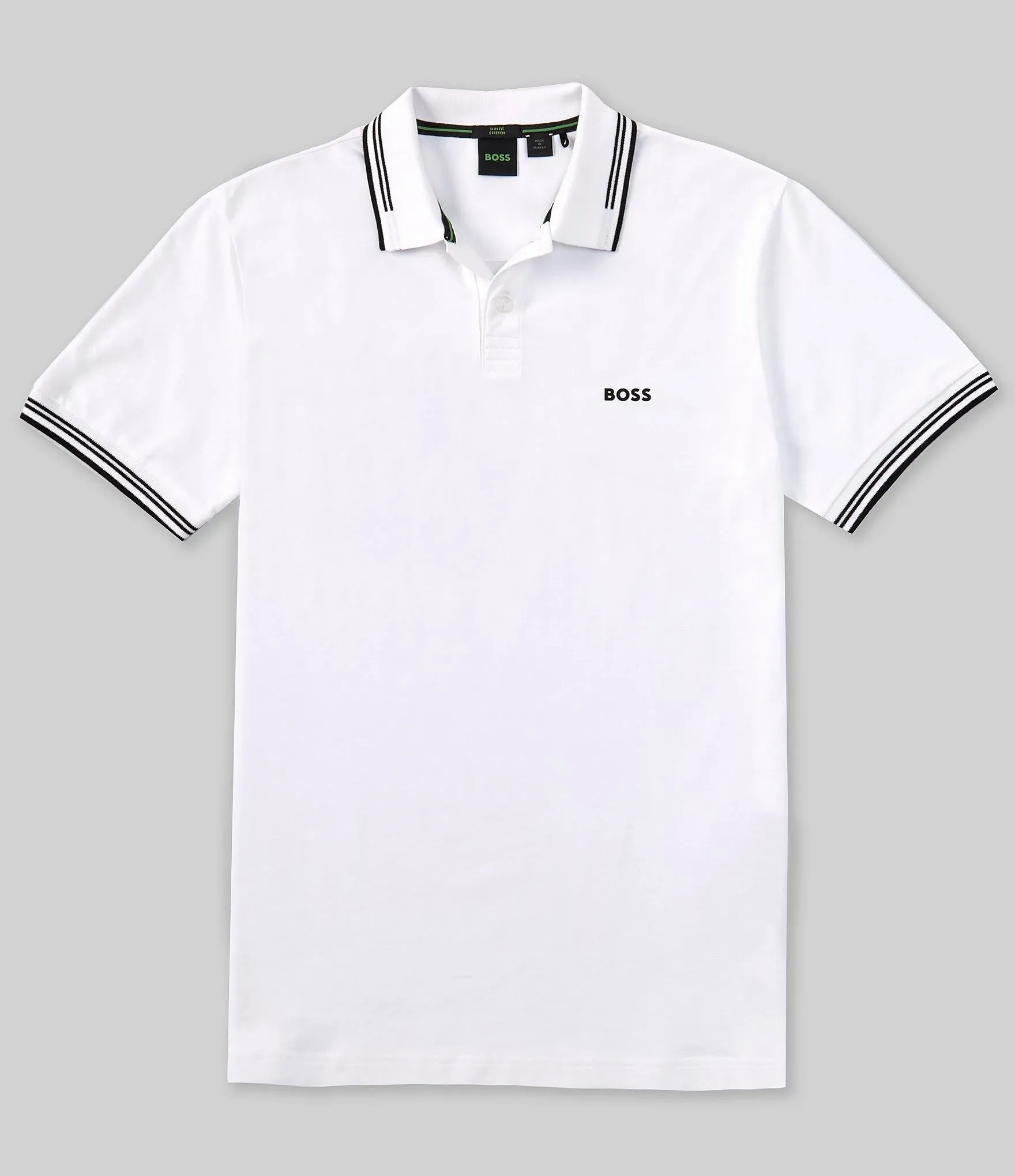 Hugo Boss Men's Paul Modern Essential Polo, Clean White