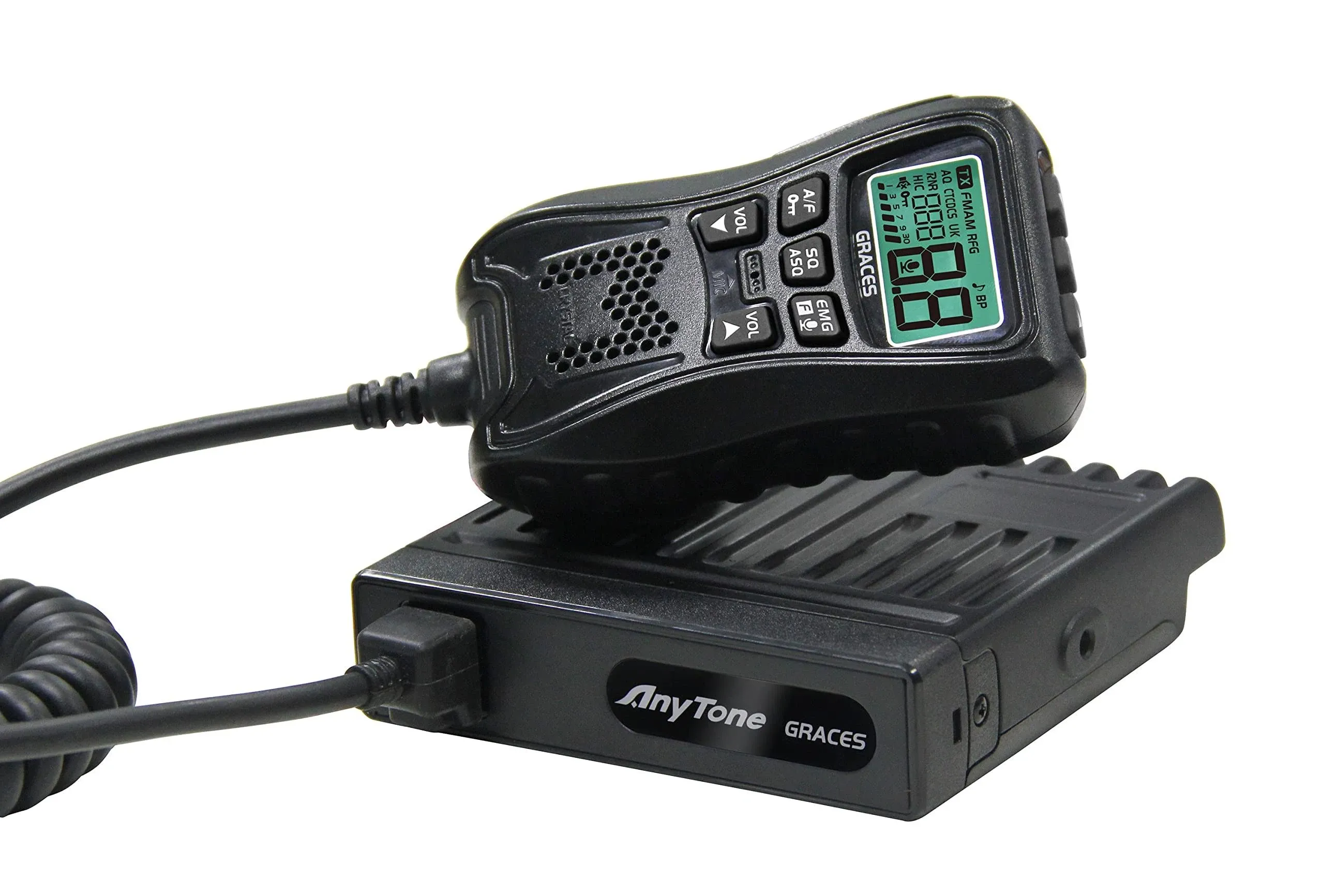 AnyTone Graces All In Mic CB Radio in Small Size - Cobra 75WXST Jeep Off Road