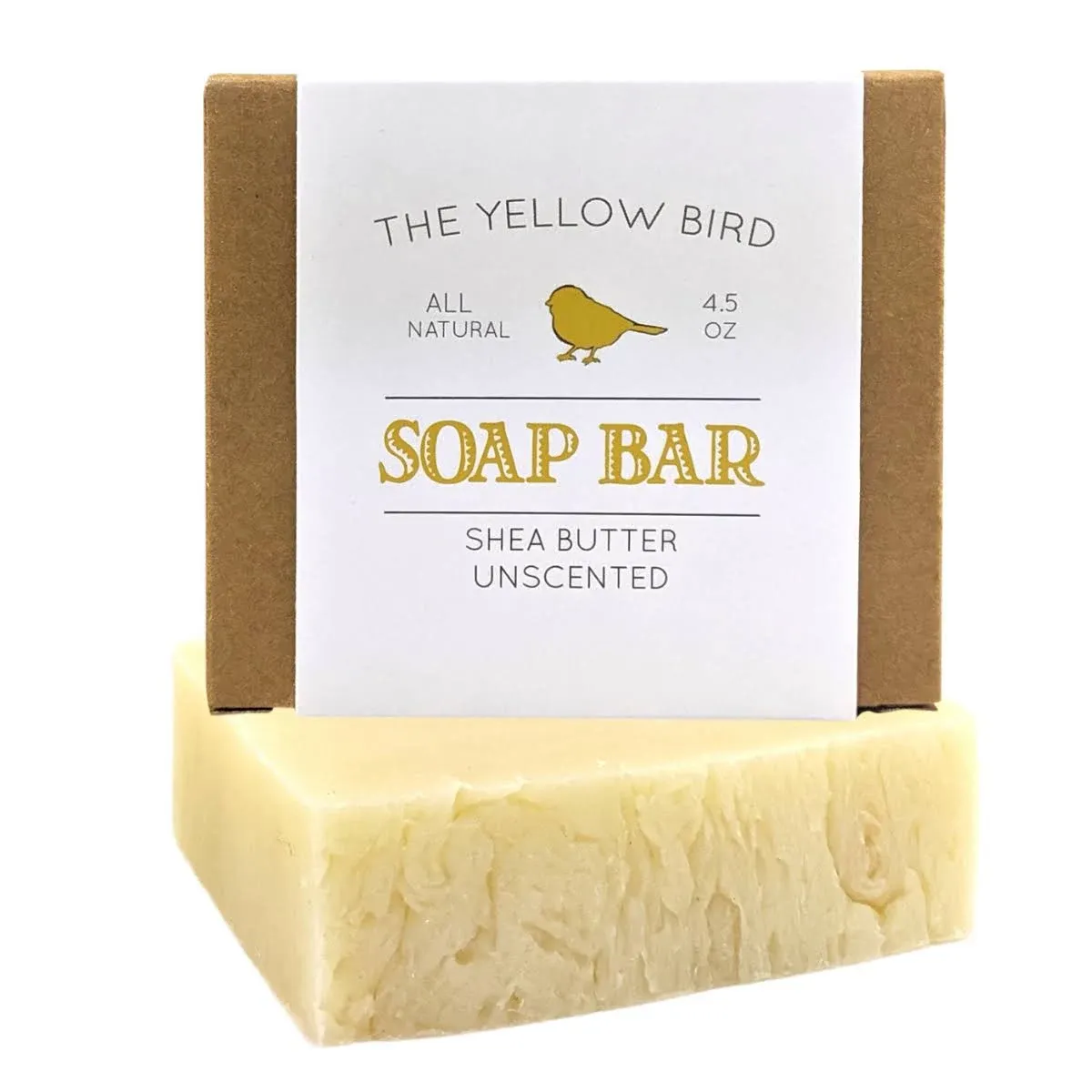 The Yellow Bird Fragrance Free Soap for Sensitive Skin. Hypoallergenic Soap Bar ...