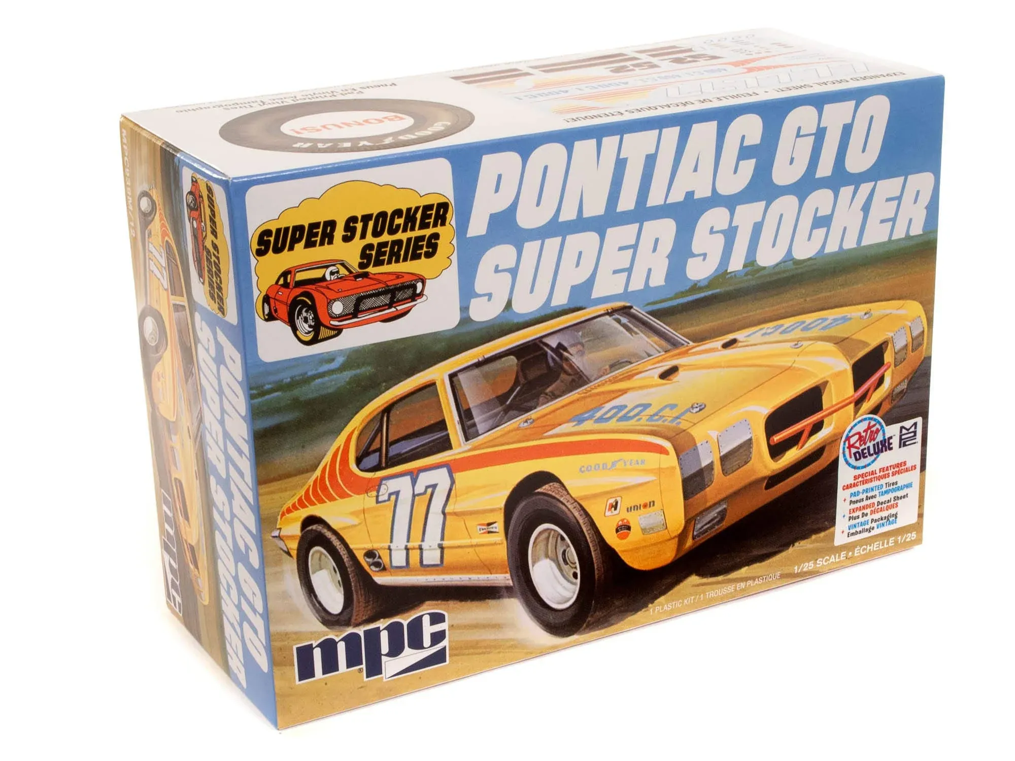 MPC 1/25 Pontiac GTO Super Stocker Plastic Model Car Kit NEW Factory Sealed