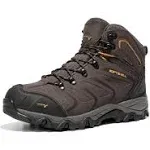 NORTIV 8 Men's Hiking Boots Waterproof Work Outdoor Trekking Backpacking Mountaineering Lightweight Trails Shoes Size 11 M US Brown/Black/Tan 160448_