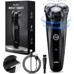 SEJOY Electric Razor for Men 3D Rotary Shaver Rechargeable Beard Pop-Up Trimmer