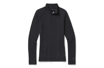 Smartwool Women's Merino 250 Base Layer 1/4 Zip Black / M