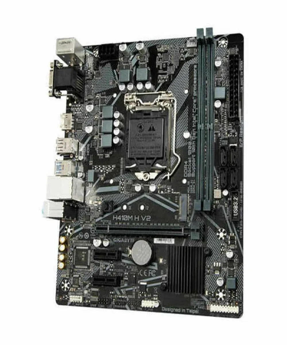 Gigabyte H410M H V2 Intel H410 LGA ATX DDR4-SDRAM Motherboard (FOR PARTS)