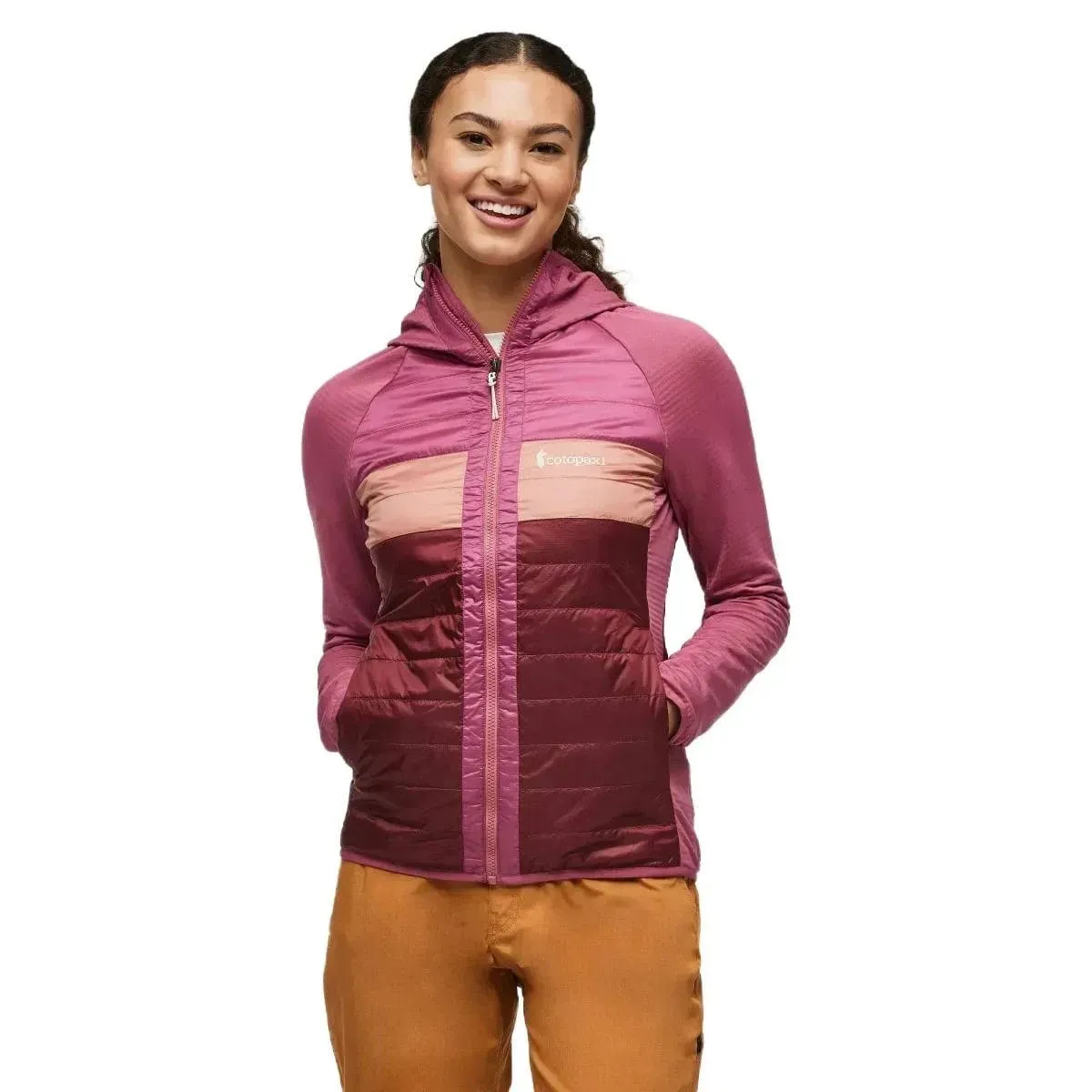 Cotopaxi Capa Hybrid Insulated Hooded Jacket - Women's Sangria and Burgundy XXS