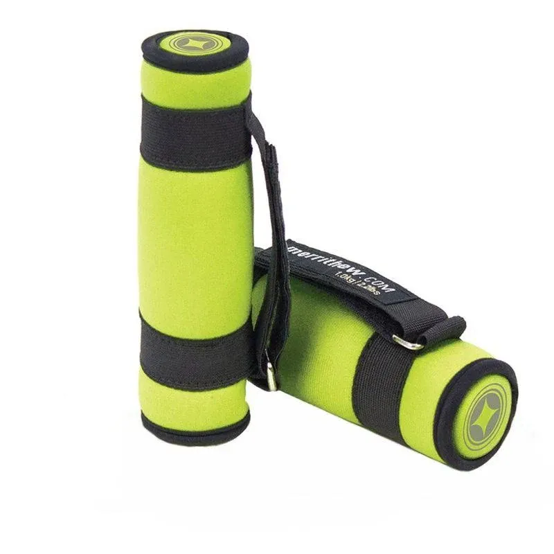 Merrithew Soft Dumbbells Pair Lime 2.2 lbs 1 kg Each