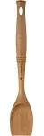 Le Creuset Revolution Scraping Spoon, 12.5" x 2.5", Wood