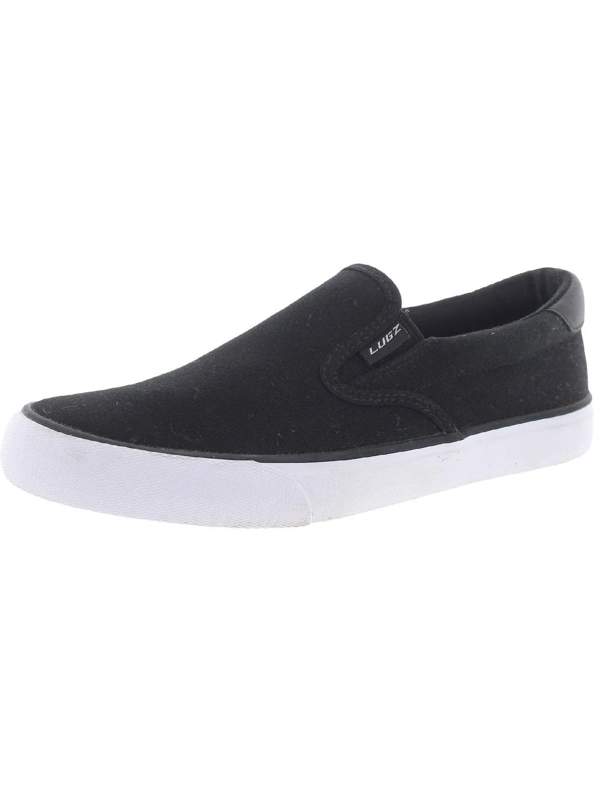 Lugz Women's Clipper Slip-On Sneaker Black/White 8