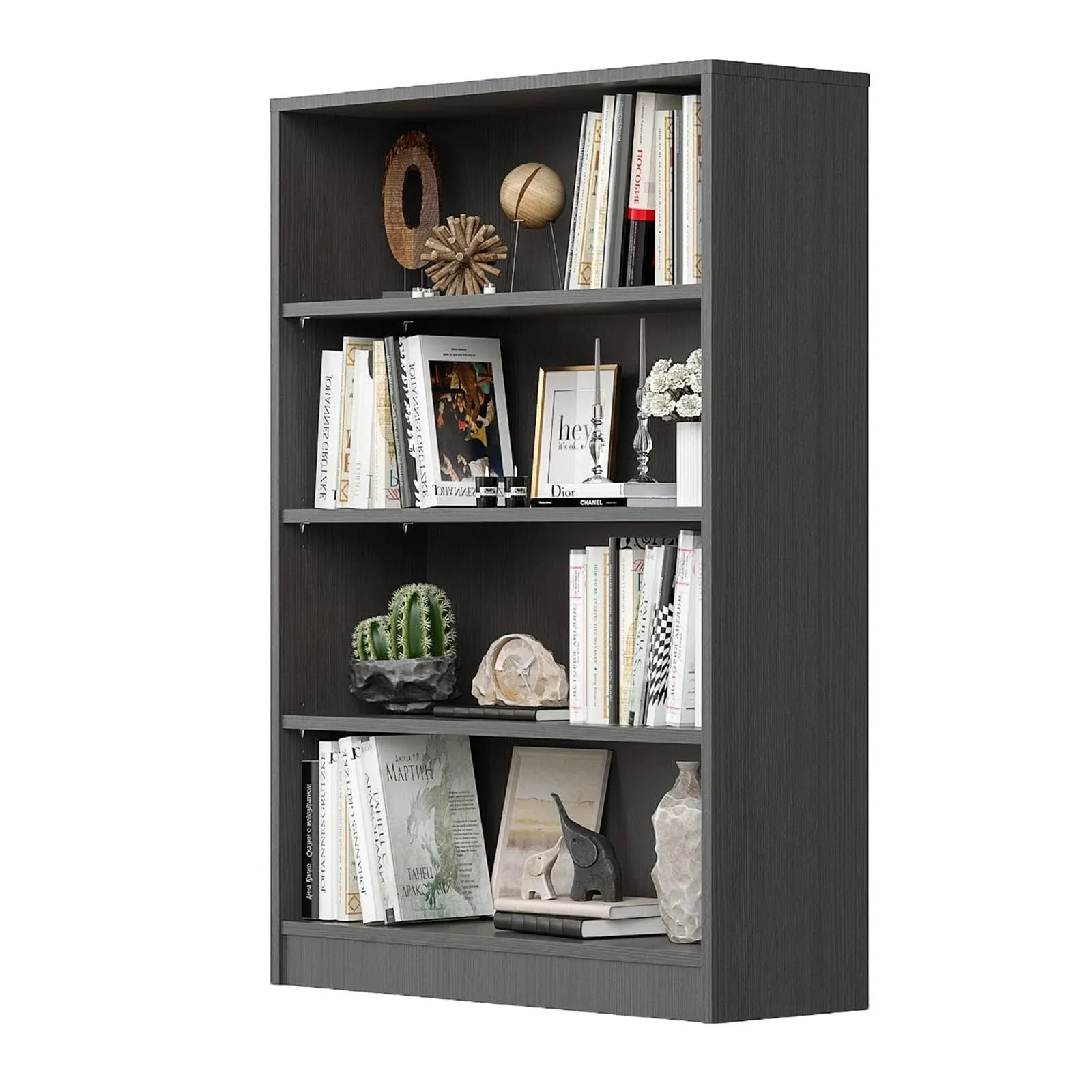 Sunon 4-Shelf Freestanding Display Bookcase