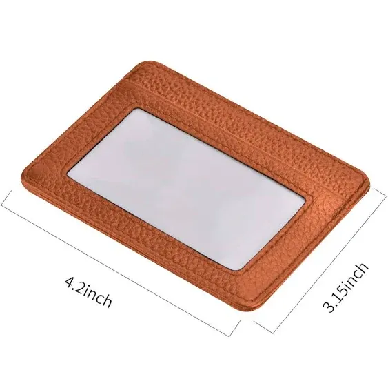 EASTNIGHTS Credit Card Holder Slim Wallet Leather Minimalist Wallet