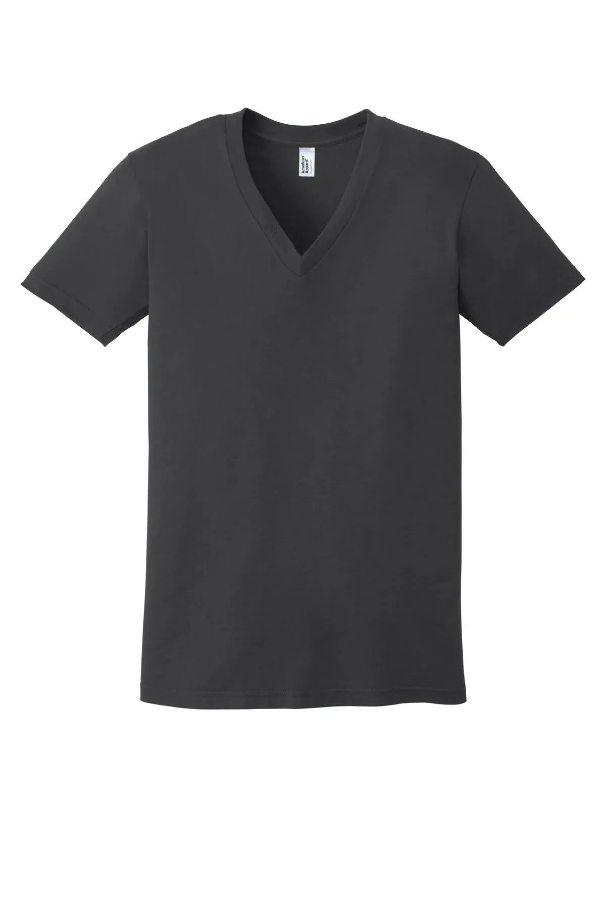 American Apparel Men's Unisex Fine Jersey Short-Sleeve V-Neck